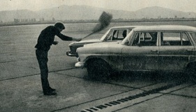 Mercedes-Benz 230 Automatic (1967) - Der letzte Start beim Dreiecksrennen