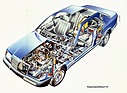 Image: Mercedes-Benz 230 CE (1987) - Transparent drawing