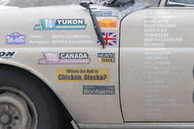 Mercedes-Benz 230 Fintail (1968) - an der Rallye Peking-Paris 2013 - Sonderprüfung Tremola Tag 31