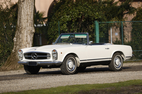 Mercedes-Benz 230 SL Convertible with Hardtop (1965) - offered as lot 225 at the Bonhams Les Grandes Marques du Monde au Grand Palais Paris auction on February 3, 2022