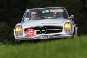 Mercedes-Benz 230 SL Pagode (1963) - an der Jungfrau-Rallye 2014