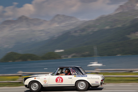 Mercedes-Benz 230 SL Rennpagode (1964) - nach dem Maloyapass - Passione Caracciola 2017