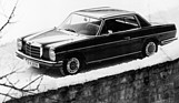 Mercedes-Benz 250 C (1968) - fotografiert bei winterlichen Verhältnissen