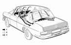 Mercedes-Benz 250 S (1965) – Heizungs- und Belüftungsanlage