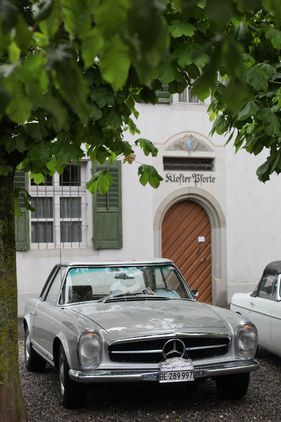 Mercedes-Benz 250 SL (1967) - Pagode unter Bäumen vor der Pforte zum Himmel - O-iO 2016