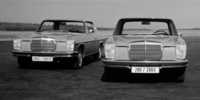 Mercedes-Benz 280 C (1971) - zusammen mit der Strich-Acht-Limousine 280 (1971)