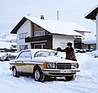 Mercedes Benz 280 E (1976) - vom Schnee befreit