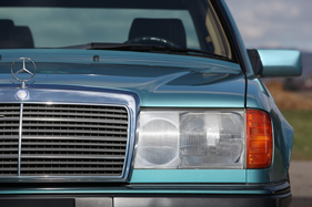 Mercedes-Benz 280 E (1993) - sichtbare Optimierung des Luftwiderstands