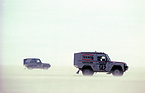 Image: Mercedes-Benz 280 GE (1982) - 1983 Paris-Dakar Rally - Jacky Ickx:Claude Brasseur, in the background Jean-Pierre Jassaud/Jean da Silva