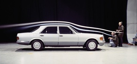 Mercedes-Benz 280 SE (1980) - Baureihe W 126 im Windkanal