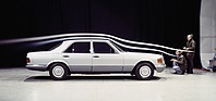 Mercedes-Benz 280 SE (1980) - Baureihe W 126 im Windkanal