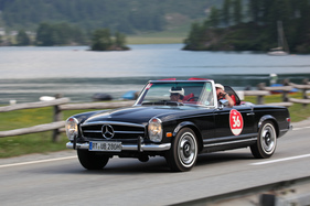 Mercedes-Benz 280 SL (1967) - nach dem Maloyapass - Passione Caracciola 2017
