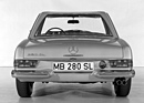 Bild: Mercedes-Benz 280 SL (1968) - Heckansicht