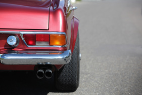 Mercedes-Benz 280 SL (1969) - Doppelauspuff - Tanköffnung ganz hinten am Heck