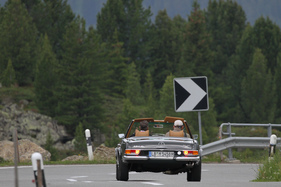 Mercedes-Benz 280 SL (1969) - Flüelapass - Passione Caracciola 2017