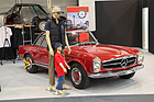 Image: Mercedes-Benz 280 SL (1969) - once in red and with anti-theft protection - Techno Classica Essen 2022