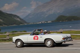 Mercedes-Benz 280 SL (1969) - nach dem Maloyapass - Passione Caracciola 2017