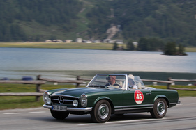 Mercedes-Benz 280 SL (1970) - nach dem Maloyapass - Passione Caracciola 2017