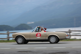 Mercedes-Benz 280 SL (1970) - nach dem Maloyapass - Passione Caracciola 2017