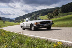 Mercedes Benz 280 SL (1980) - am vierten Tag der Creme21 2015 auf der Etappe Mannheim-Nürnberg