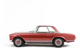 Mercedes-Benz 280 SL 5-G ZF (1969) - grosse Fensterflächen machen den Wagen besonders übersichtlich