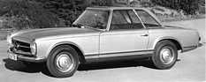 Mercedes-Benz 280 SL Coupé (1968) - optisch kaum veränderte dritte Version