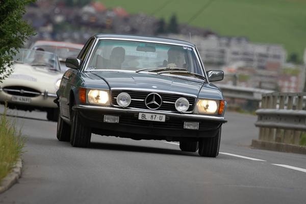 Mercedes-Benz 280 SLC - am Alpenbrevet 2020