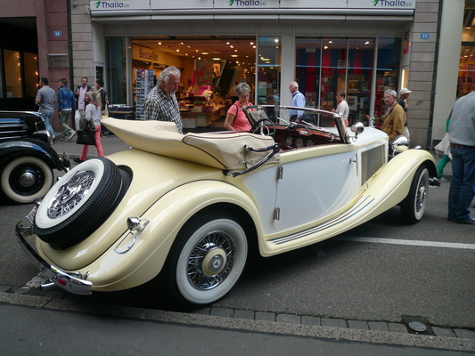 Bild Mercedes-Benz 290 Cabriolet A (1935) - am RAID Concours d'Elégance in Basel am 27. August 2014