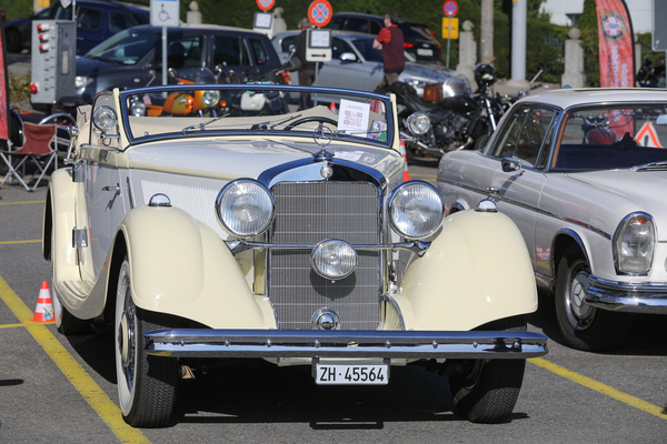 Mercedes-Benz 290 Cabriolet A lang (W18) (1935) - Albisgütli Classic Cars & Bikes September 2022