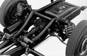 Mercedes-Benz 300 (1951) - Pendel-Schwingachse des Typs W186 II