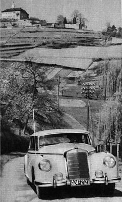 Mercedes-Benz 300 (1953) auf Testfahrt