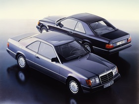 Mercedes-Benz 300 CE (1987) - elegant coupé with the signature of Bruno Sacco (124 model series)