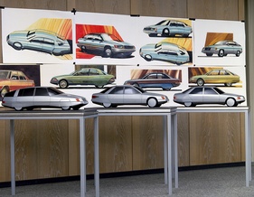 Mercedes-Benz 300 E (1984) - Baureihe 124 - Aerodynamik-Studien