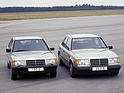 Bild: Mercedes-Benz 300 E (1984) - Baureihe 124 - zusammen mit Baureihe 201 (190E)