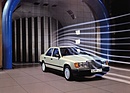 Mercedes-Benz 300 E (1984) - im Windkanal, cw-Wert teilweise unter 0.30