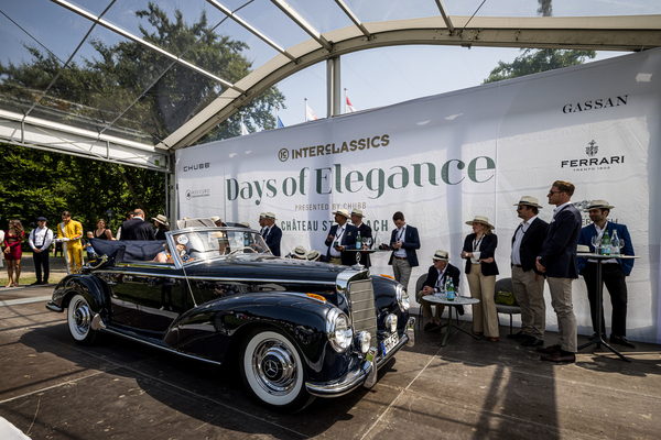 Mercedes-Benz 300 S Cabriolet (1953), Gewinner der Klasse "elegant tourers" – Days of Elegance Château St. Gerlach 2022