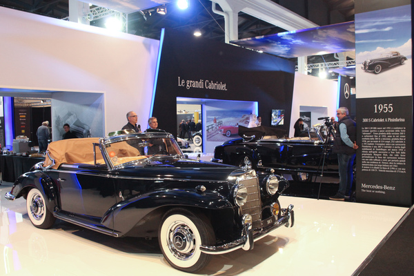 Mercedes-Benz 300 S Cabriolet A Pininfarina (1955) - in der Ausstellung der grossen Mercedes-Cabriolet - Auto d'Epoca Padova 2015