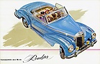 Mercedes-Benz 300 S Roadster (1953) - auf der Werbeillustration