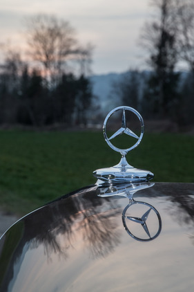 Mercedes-Benz 300 S Roadster (1953) - der Stern auf dem Bug