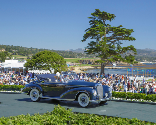 Mercedes-Benz 300 SC Cabriolet (1956) - 2. Rang in der Klasse O-3 beim Pebble Beach Concours d'Elegance 2024