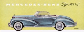Mercedes-Benz 300 SC Roadster (1955) - Zeichnung vom Prospektblatt
