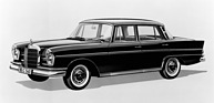 Mercedes Benz 300 SE (1961) - elegant und stattlich