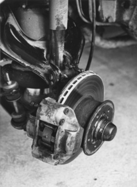 Mercedes-Benz 300 SEL 6.3 (1968) - Bremsscheiben mit radialen Entlüftungskanälen - Genfer Autosalon 1968