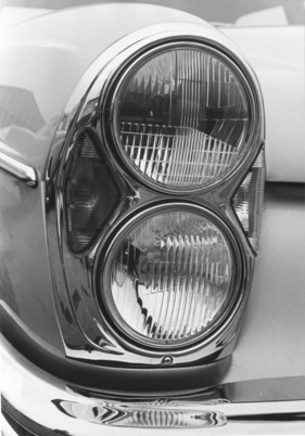 Mercedes-Benz 300 SEL 6.3 (1968) - charakteristische Scheinwerfer für die Top-Version