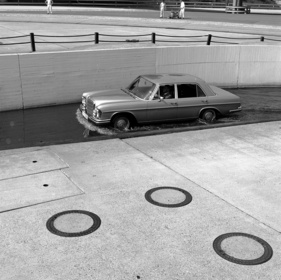 Mercedes-Benz 300 SEL 6.3 (1969) - auf der Testbahn