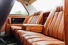 Mercedes-Benz 300 SEL 6.3 Coupé Speciale Pininfarina (1970) – Die Armlehne auf der Rücksitzbank ist klappbar, um im Bedarfsfall grösseres Gepäck unterzubringen
