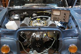 Mercedes-Benz 300 SEL 6.9 (1969) - an diesem Wagen wurde sogar vor Ort "gearbeitet" (Techno Classica 2017)