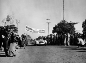Mercedes-Benz 300 SL (1952) - 2. Platz für Hermann Lang und Erwin Grupp bei der 3. Carrera Panamericana 1952