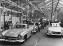 Image: Mercedes-Benz 300 SL (1954) - Production of the 300 SL at the Mercedes plant