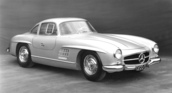 Image: Mercedes-Benz 300 SL (1954) - pre-production model with closed gullwing doors